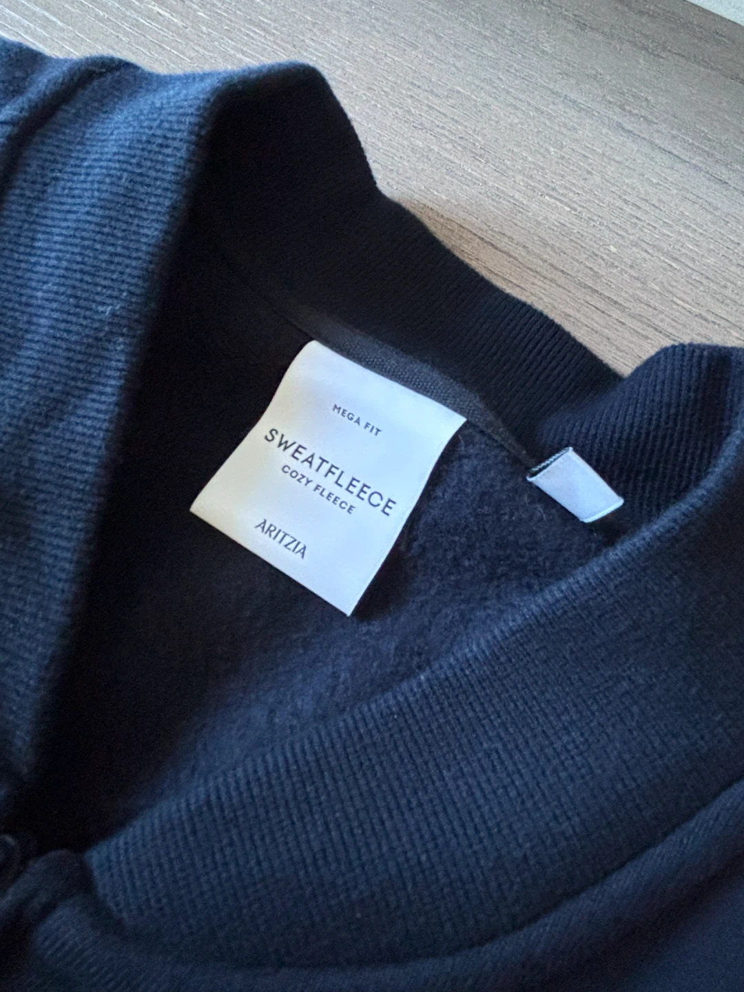 Aritzia Sweatfleece Mega Fit Zip-Up Hoodie - photo 3
