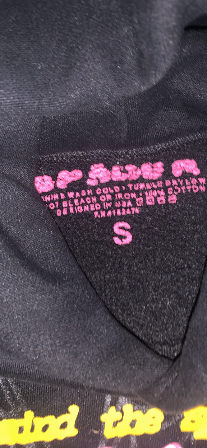 Sp5der Pink Hoodie Black - photo 4