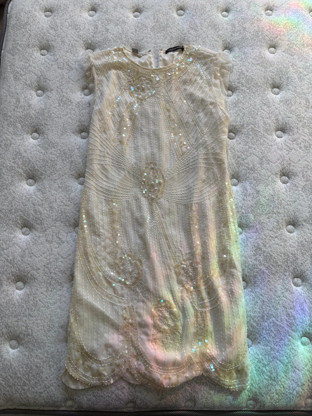 Carolyne Barton Beaded Dress Size 14