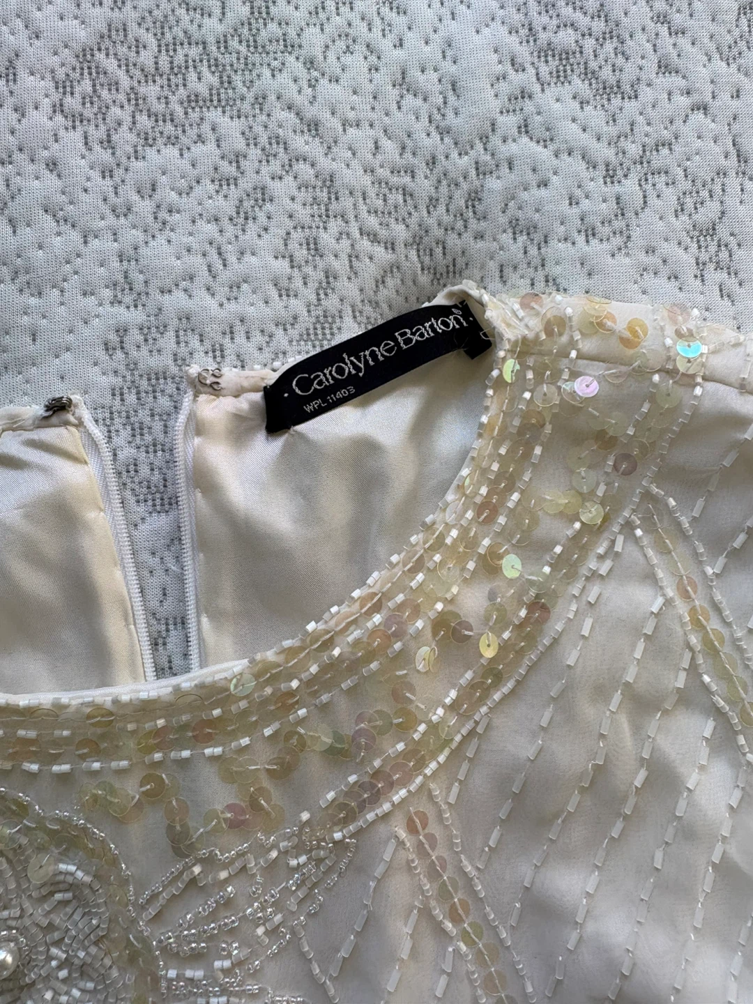 Carolyne Barton Beaded Dress Size 14 - photo 2