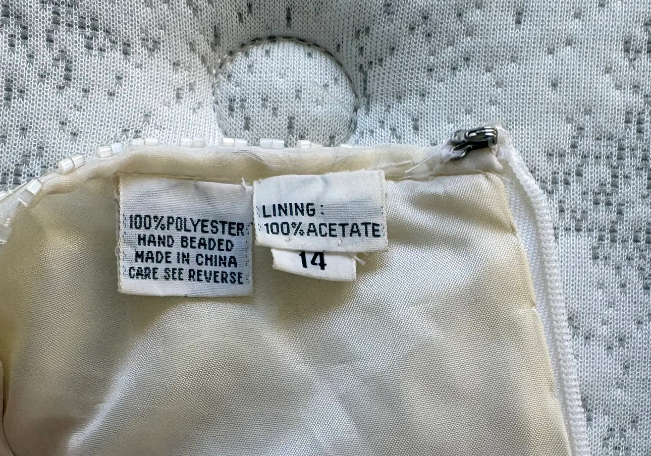 Carolyne Barton Beaded Dress Size 14 - photo 3