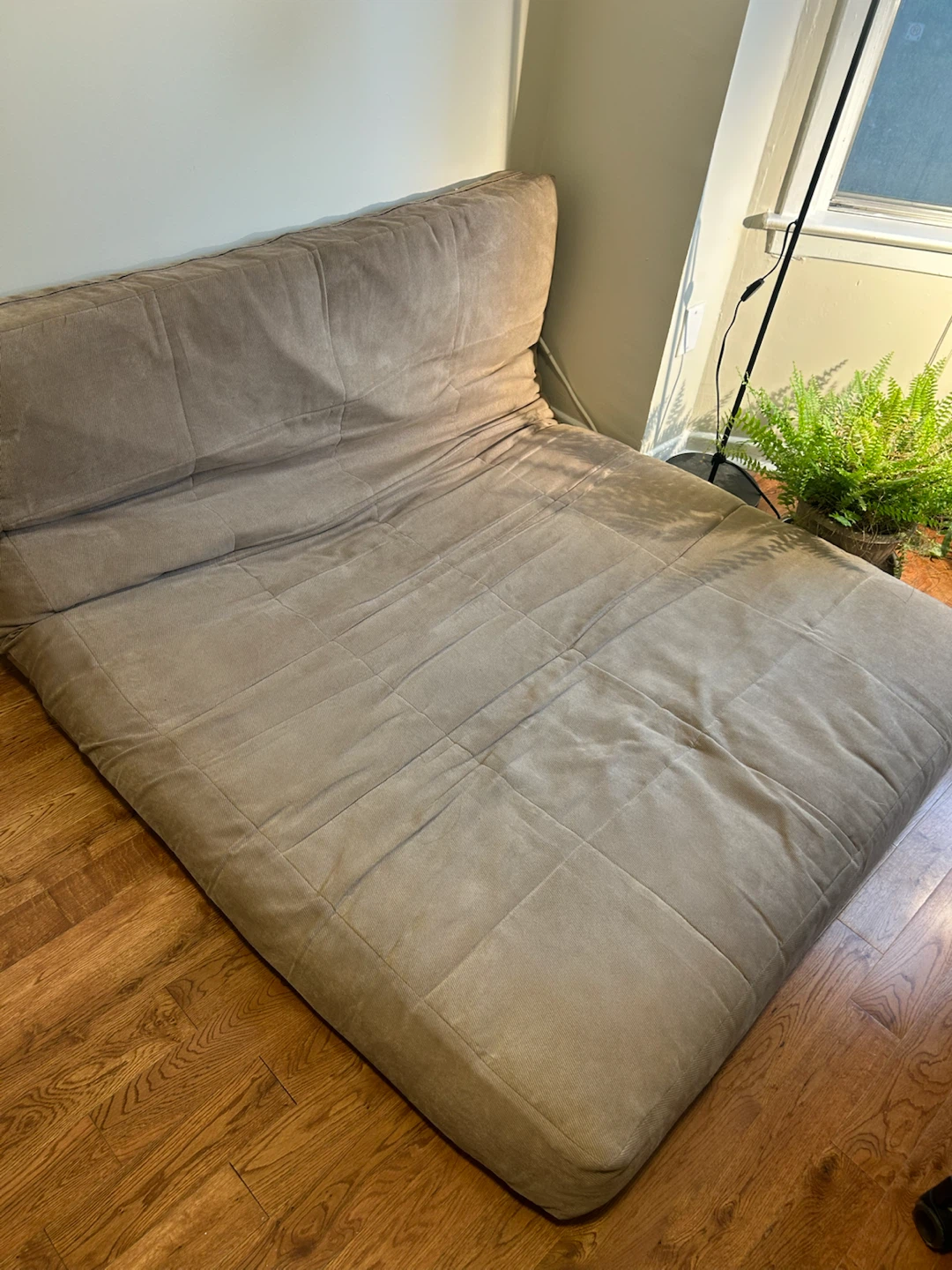 Tan Corduroy Futon - photo 3