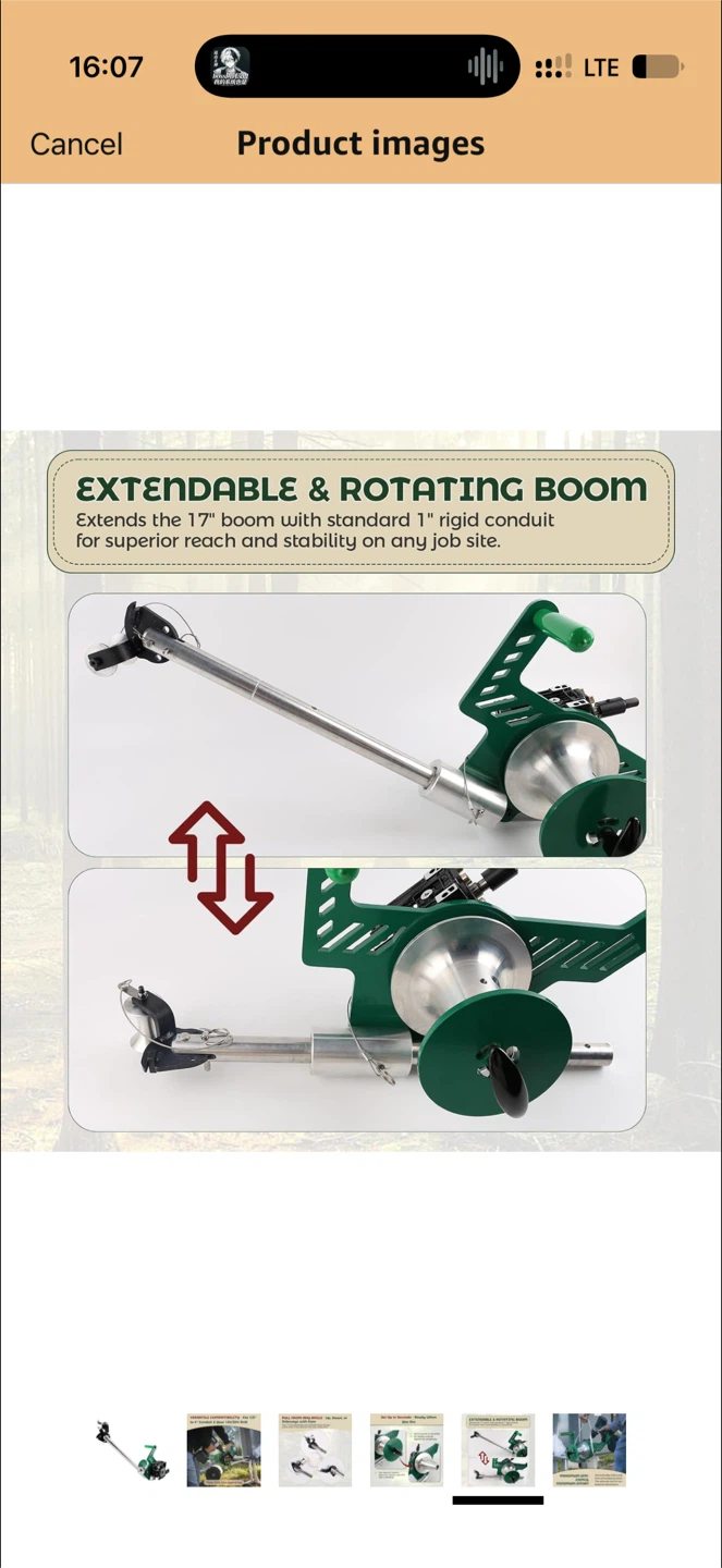 Drill-Powered Electric Cable Wire Puller - photo 2