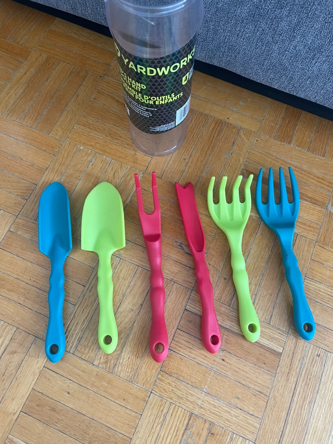 New! Yardworks Kid's Hand Tools Kit