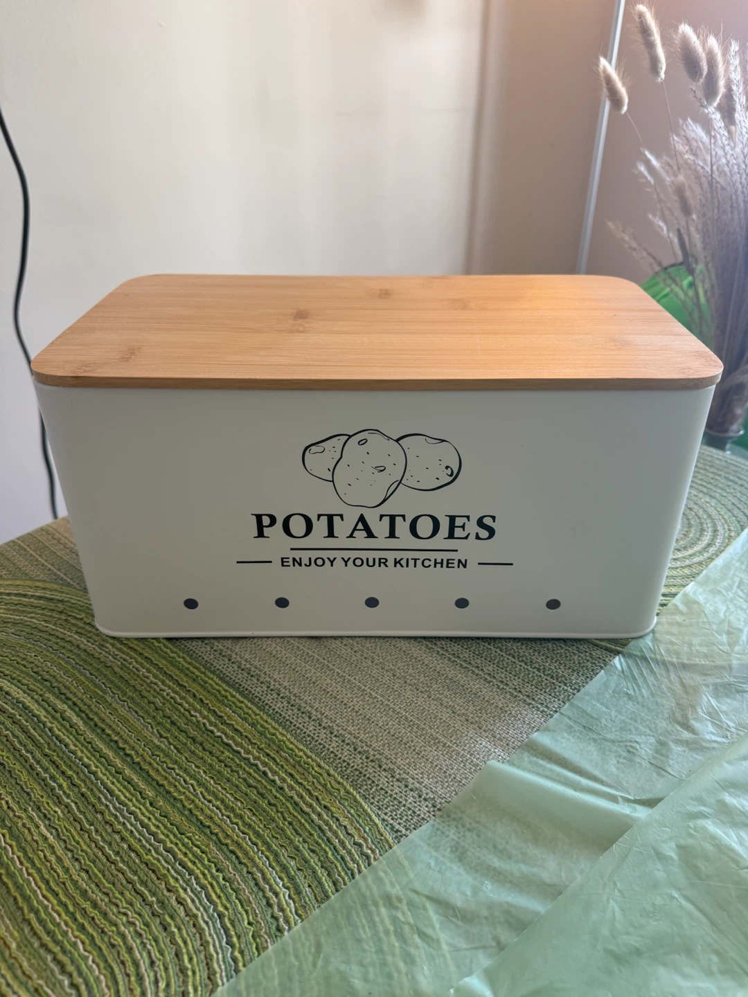 Set of 3 Metal Kitchen Storage Bins - photo 2