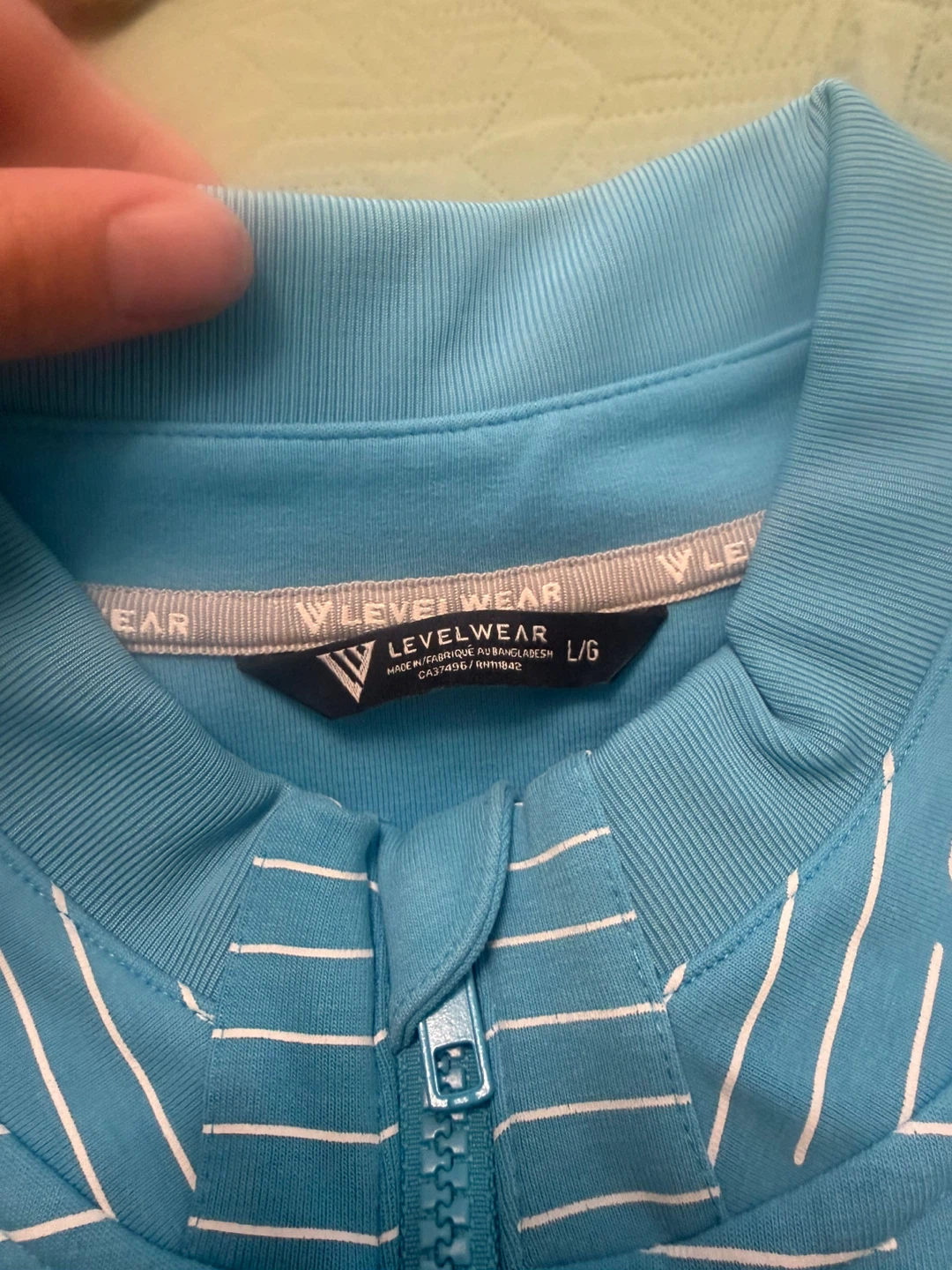 Levelwear Blue Quarter-Zip Pullover - photo 2