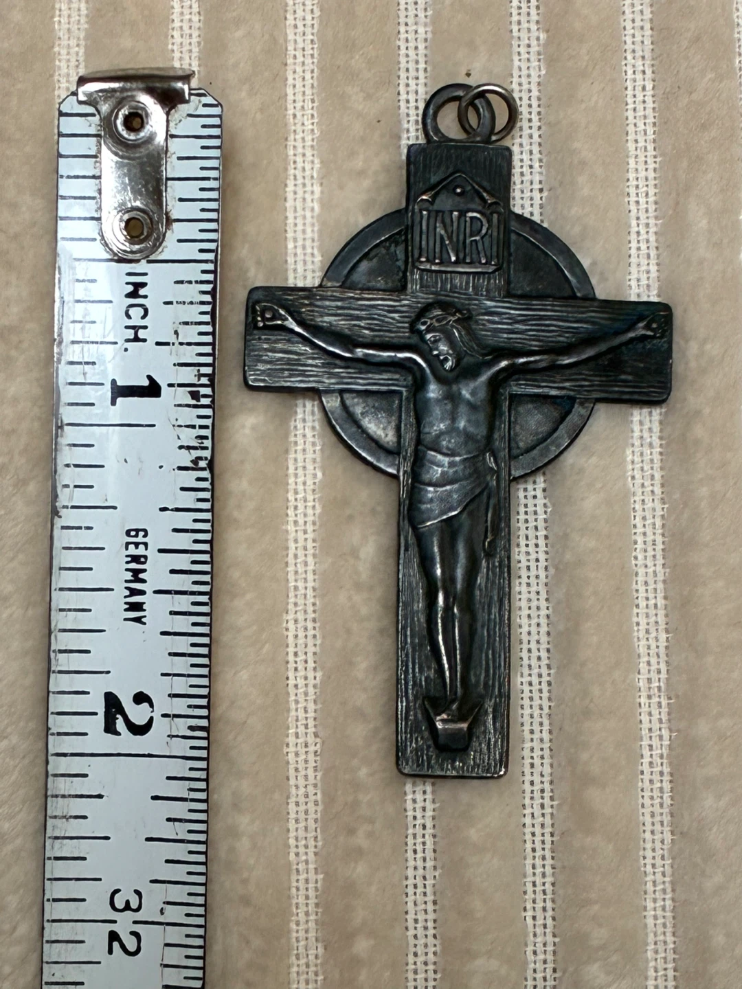 Vintage Catholic Crucifix cross 1960s–70s Jesuit Martyrs Sarnia - photo 4