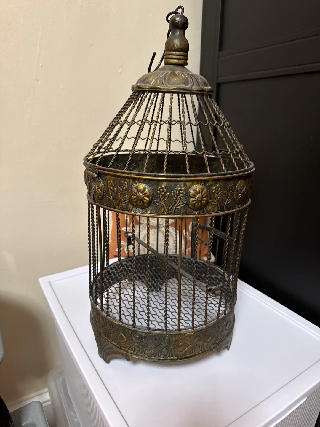 Vintage Style Decorative Metal Birdcage