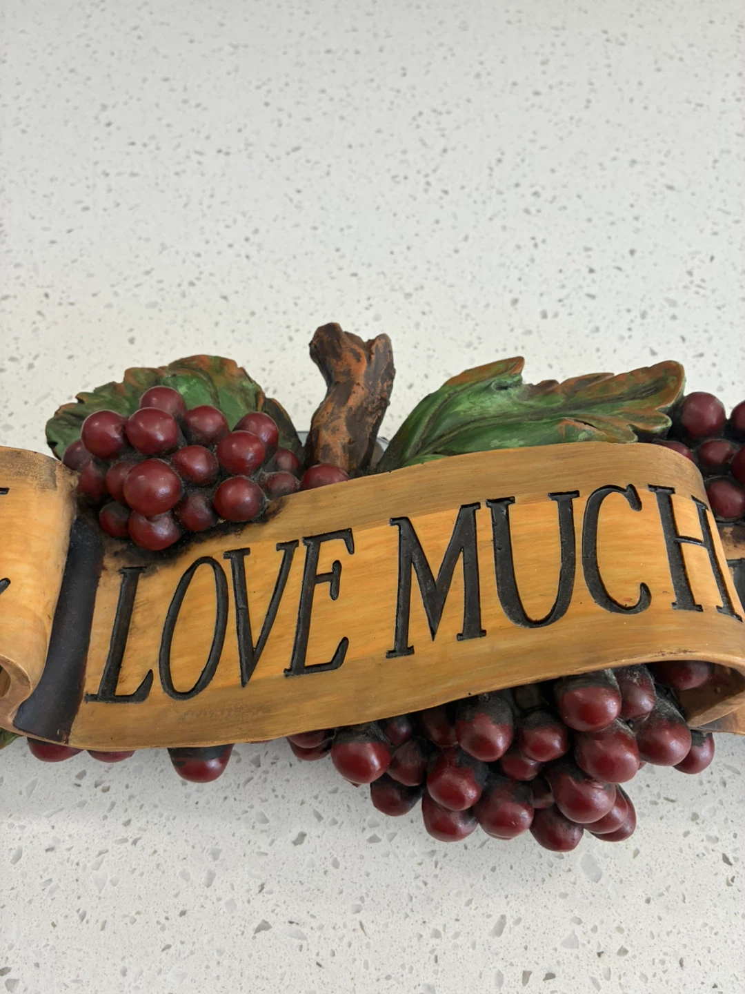 Live Well Love Much Laugh Often Grape Wall Decor - photo 5
