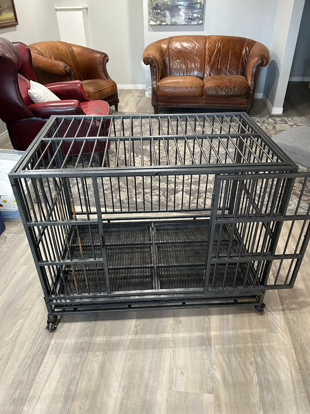 Heavy-Duty Metal Dog Crate