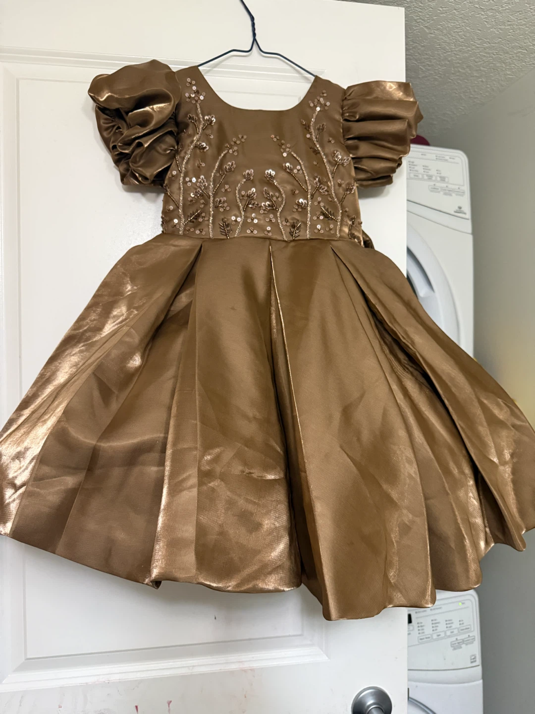 Gold Girls Party Dress - photo 3