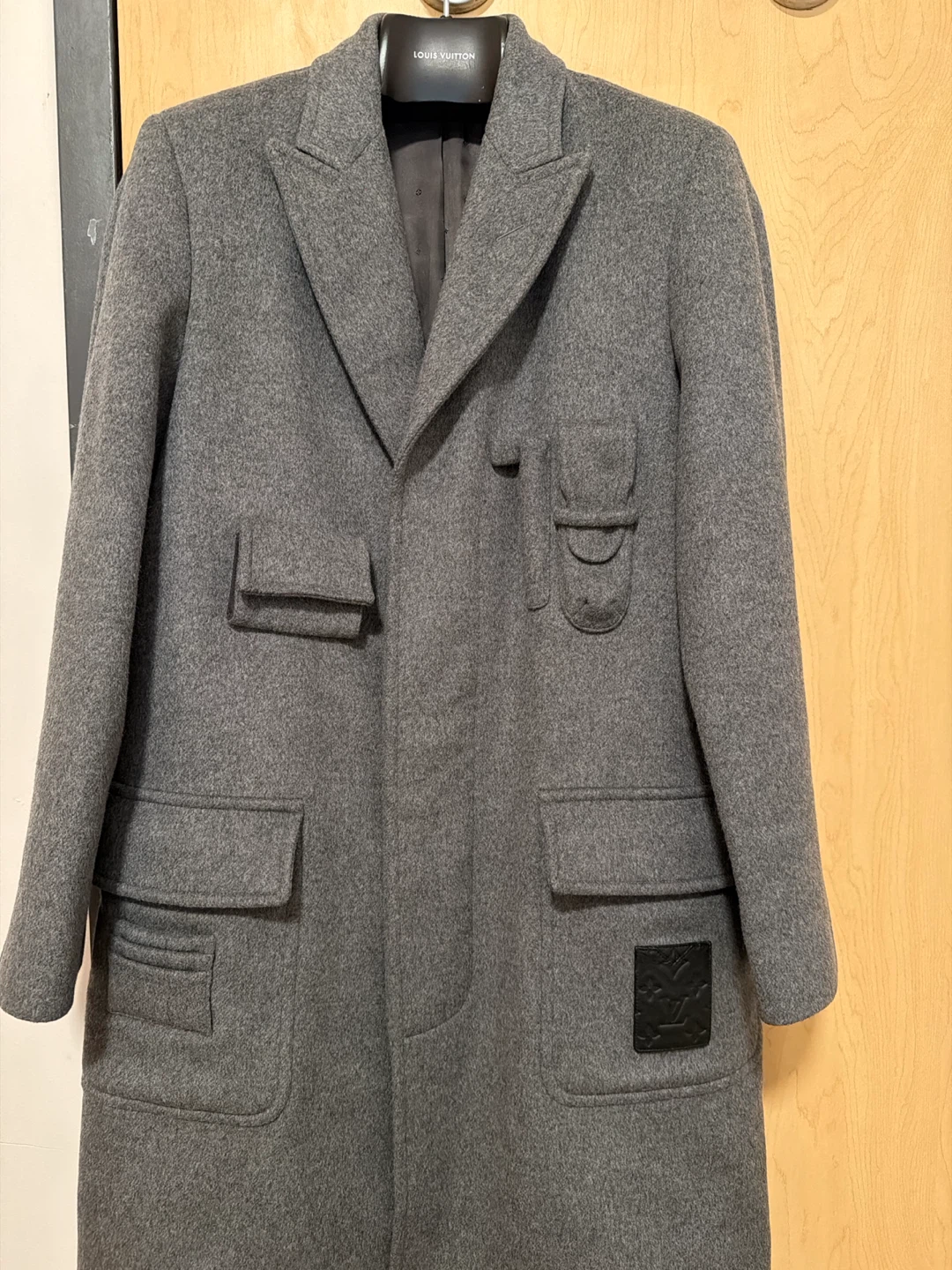 Louis Vuitton Grey Wool Coat - photo 2