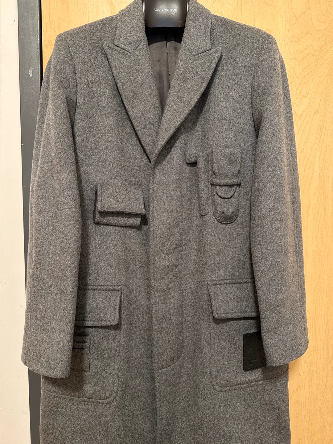 Louis Vuitton Grey Wool Coat - photo 3