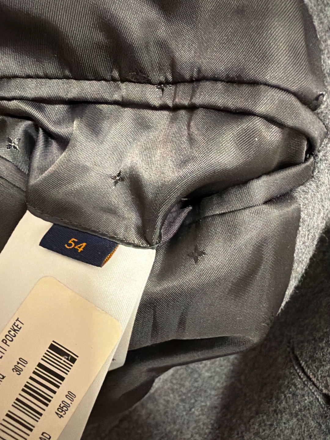 Louis Vuitton Grey Wool Coat - photo 4