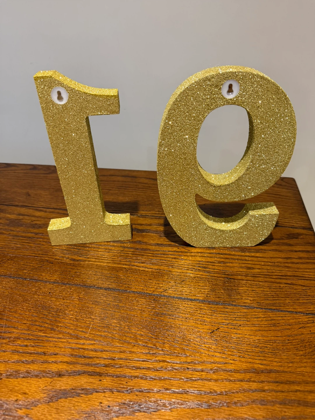 Gold Glitter "19" Numbers - photo 4