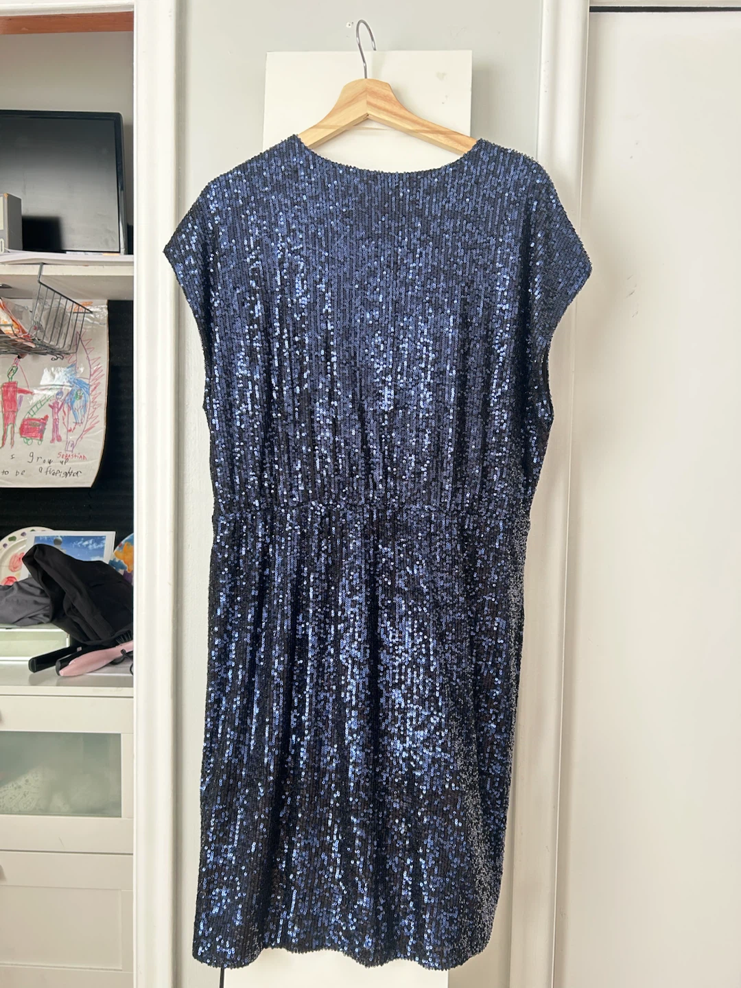 Navy Blue sequins dress - photo 2