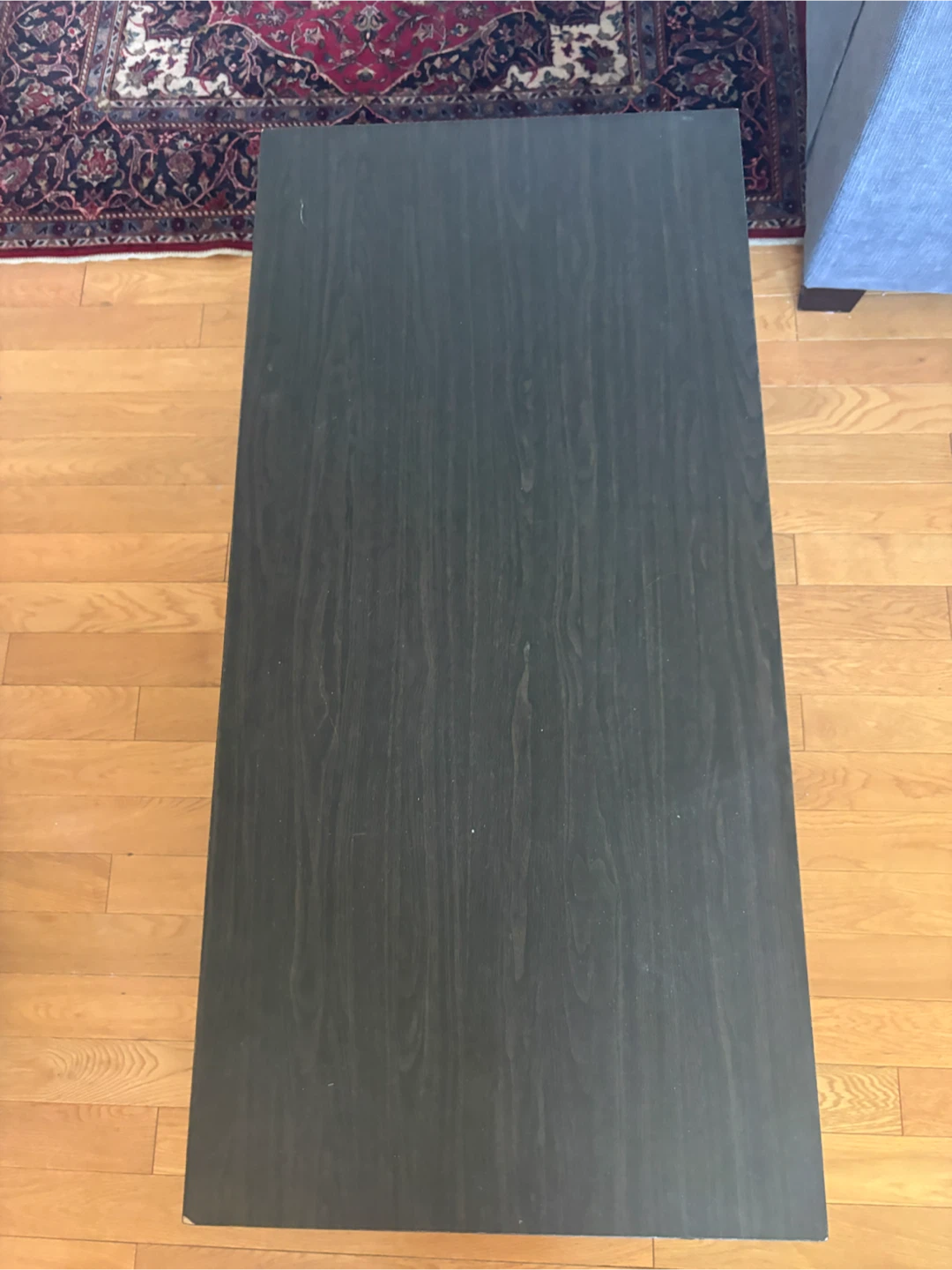 Black IKEA Coffee Table &side table black, purple And white - photo 2