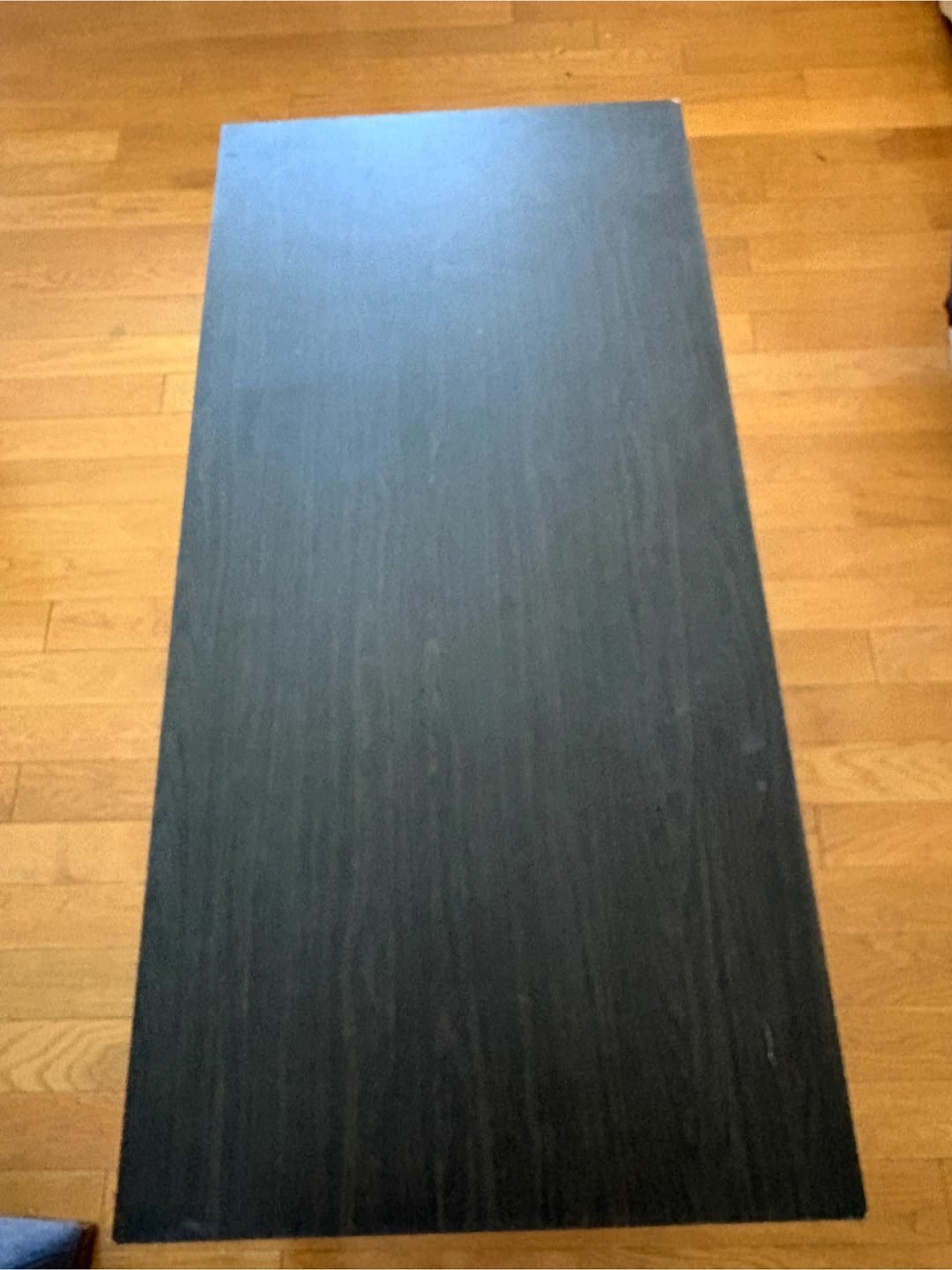 Black IKEA Coffee Table &side table black, purple And white - photo 4
