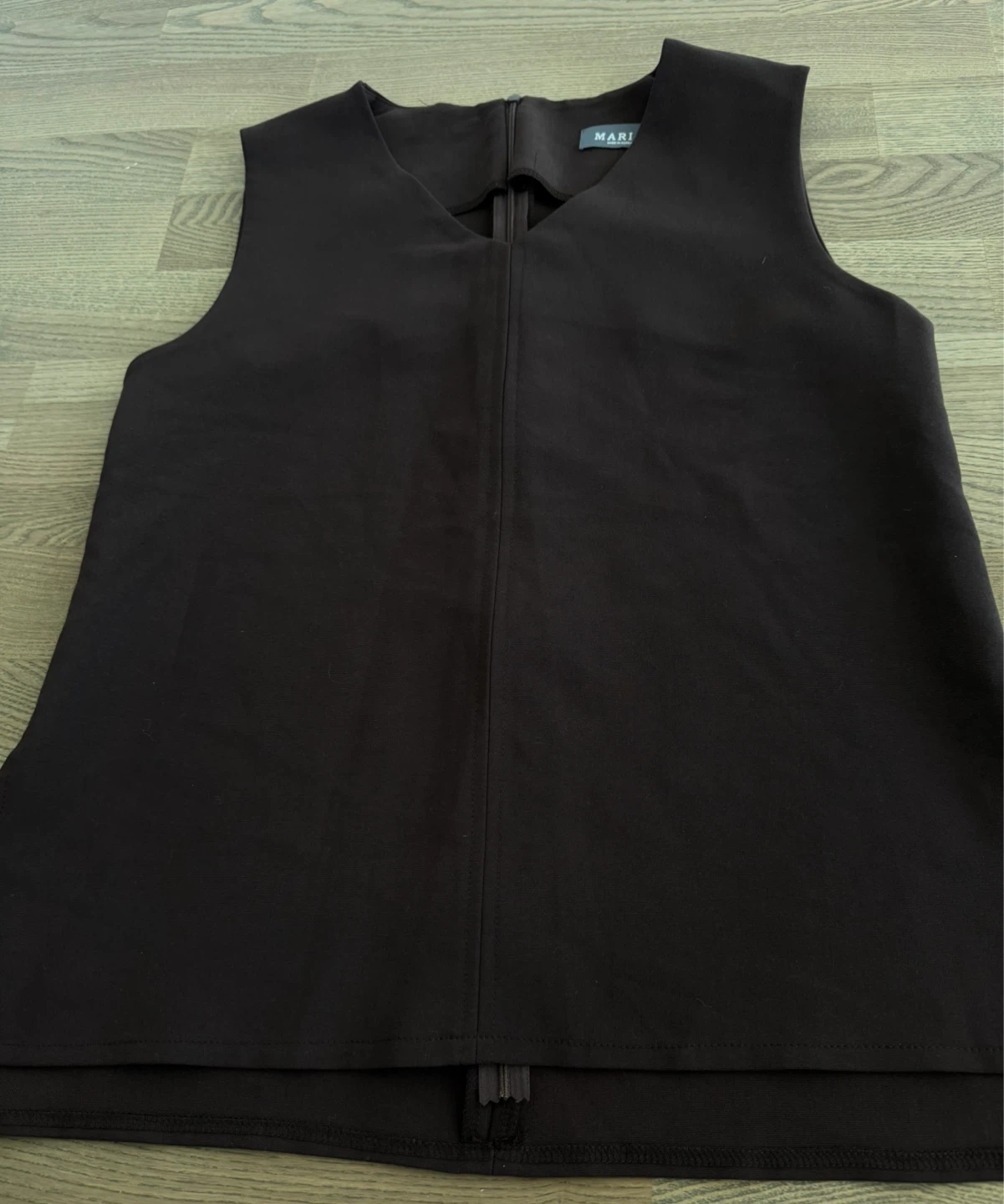 Designer’s Classy Elegant MARI Black Sleeveless Top