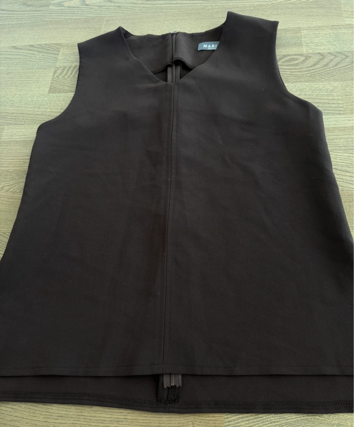 Designer’s Classy Elegant MARI Black Sleeveless Top - photo 2