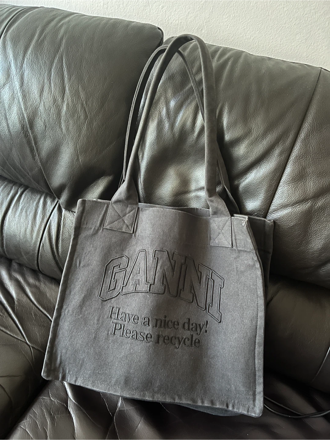 GANNI Canvas Tote Bag - photo 2