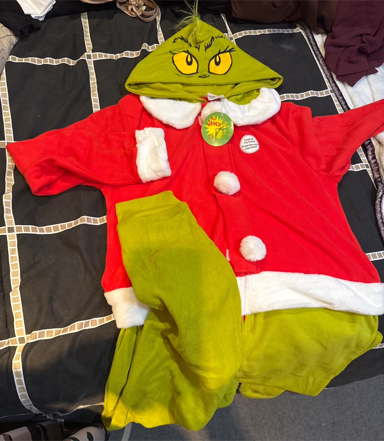 The Grinch Hooded Pajama Set