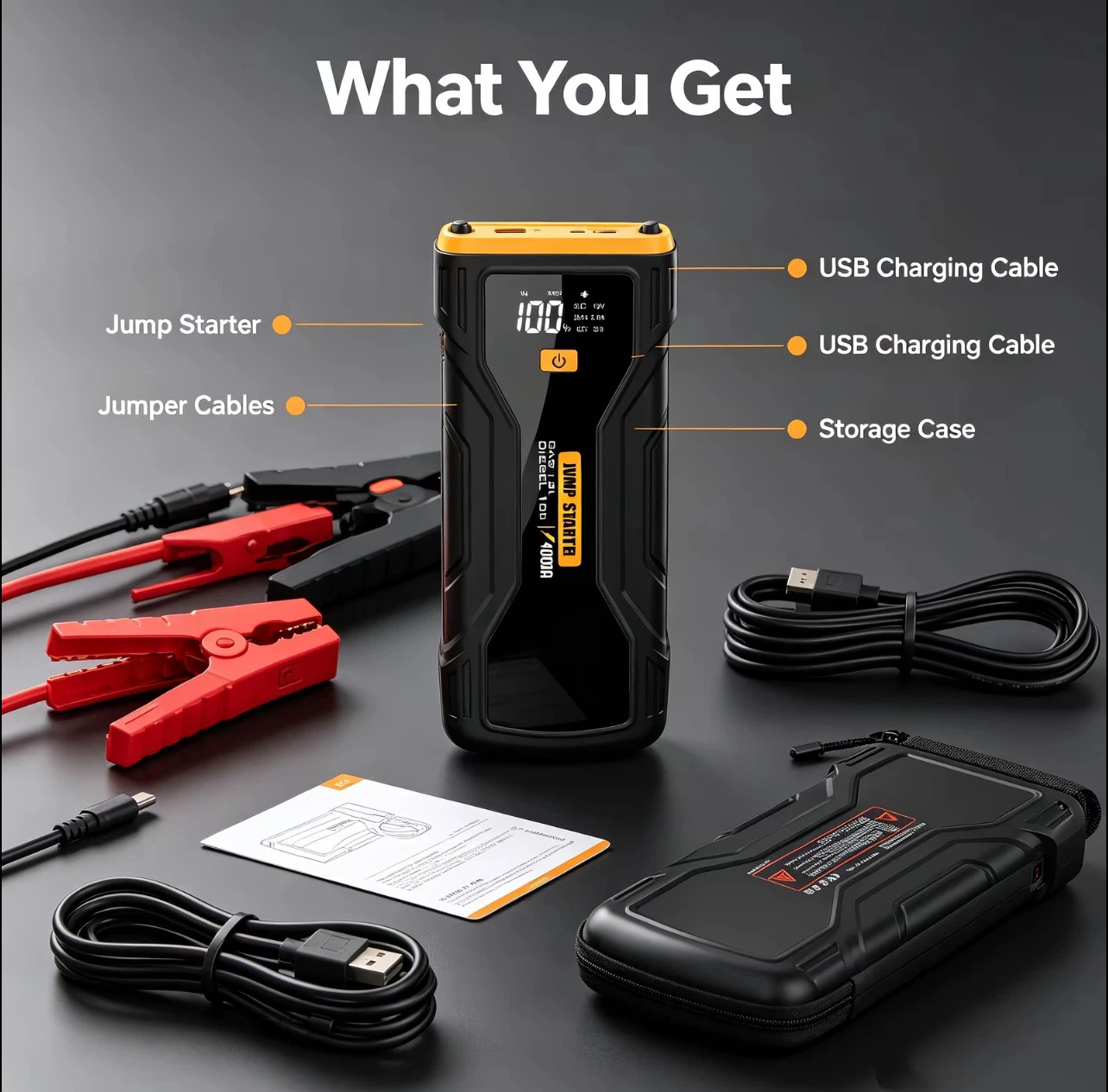 2000A Portable Car Jump Starter - photo 2
