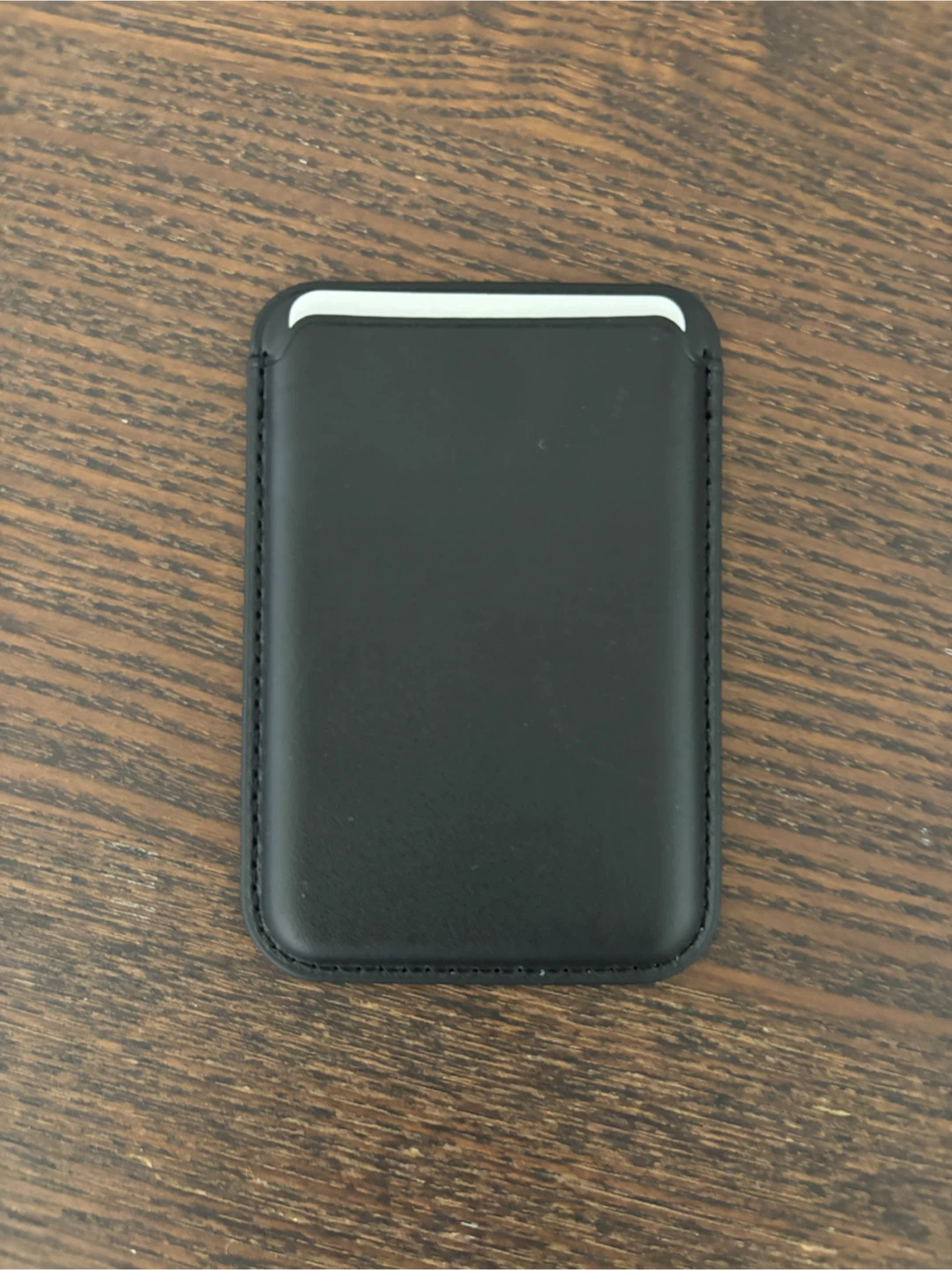 MagSafe Leather Wallet - Black