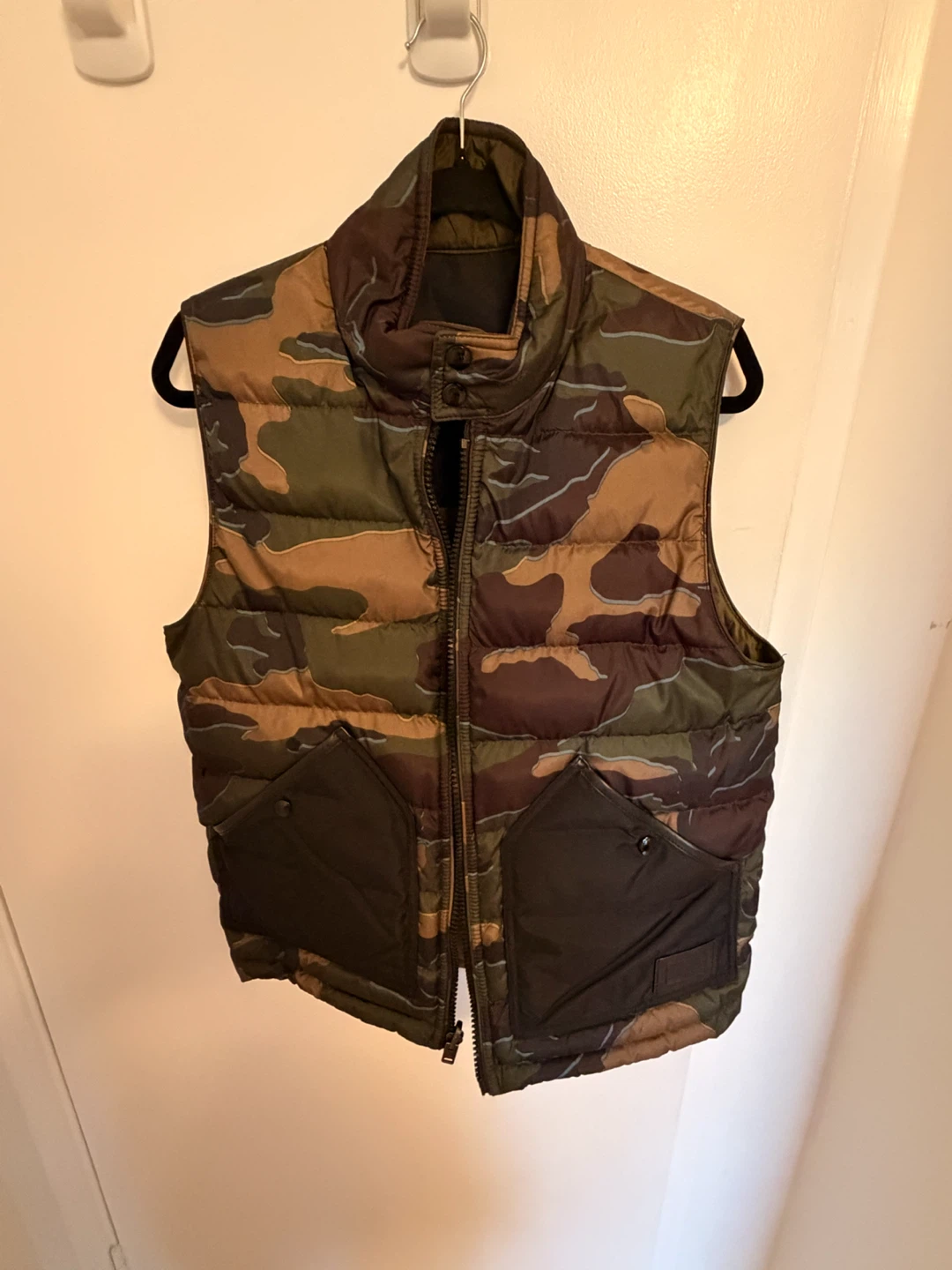 Coach Reversible Camo Puffer Vest