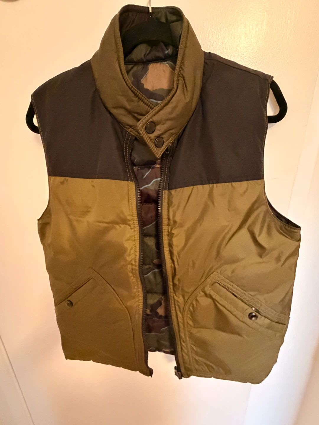 Coach Reversible Camo Puffer Vest - photo 5