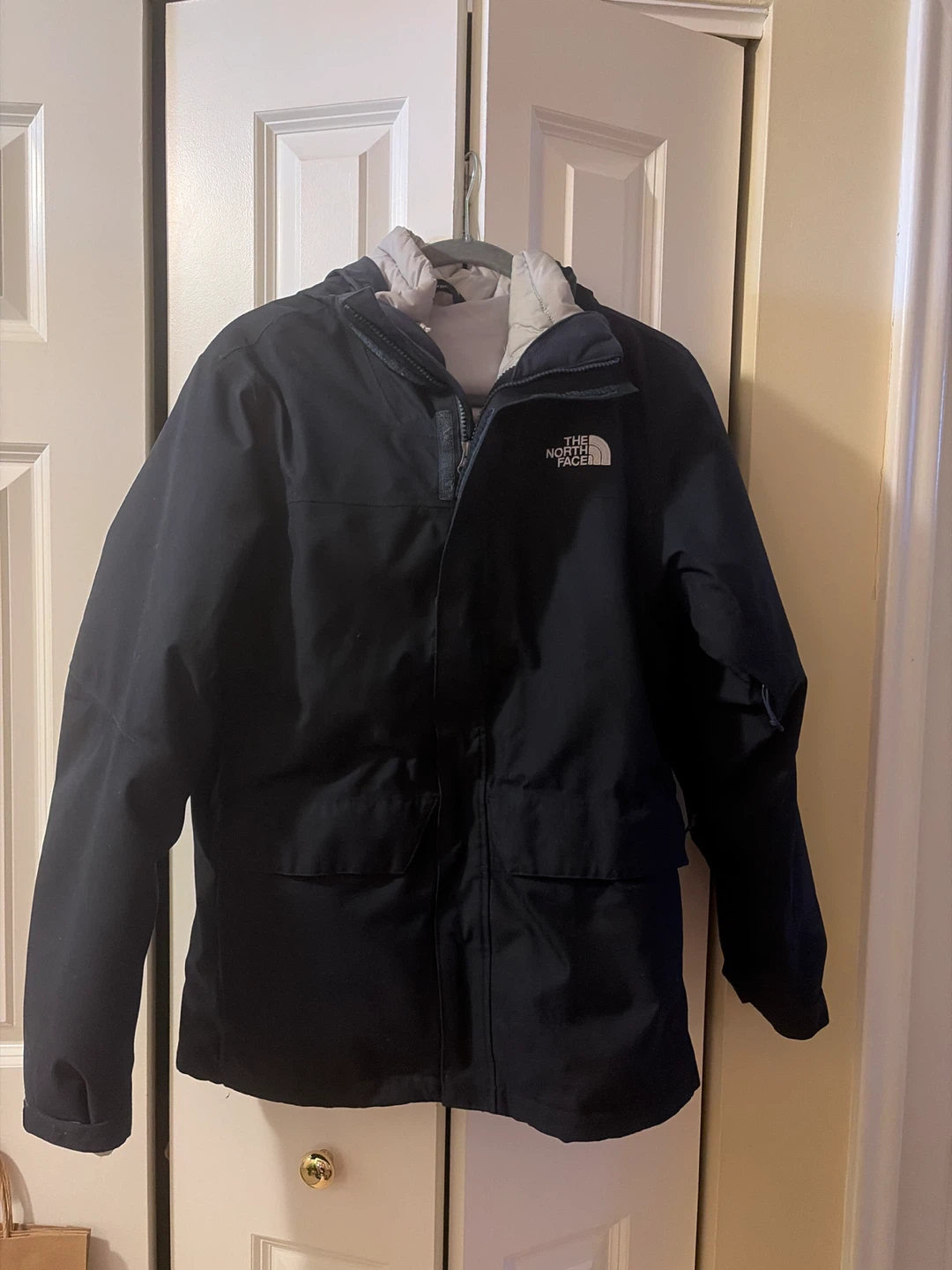 THE NORTH FACE Men's Winter Navy 2 in 1Jacket-Size S