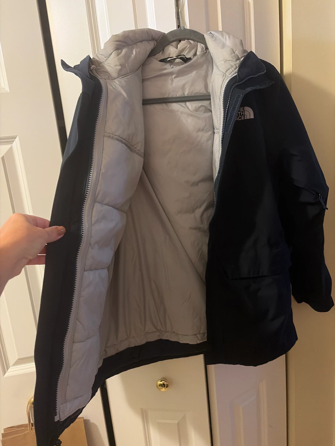 THE NORTH FACE Men's Winter Navy 2 in 1Jacket-Size S - photo 3