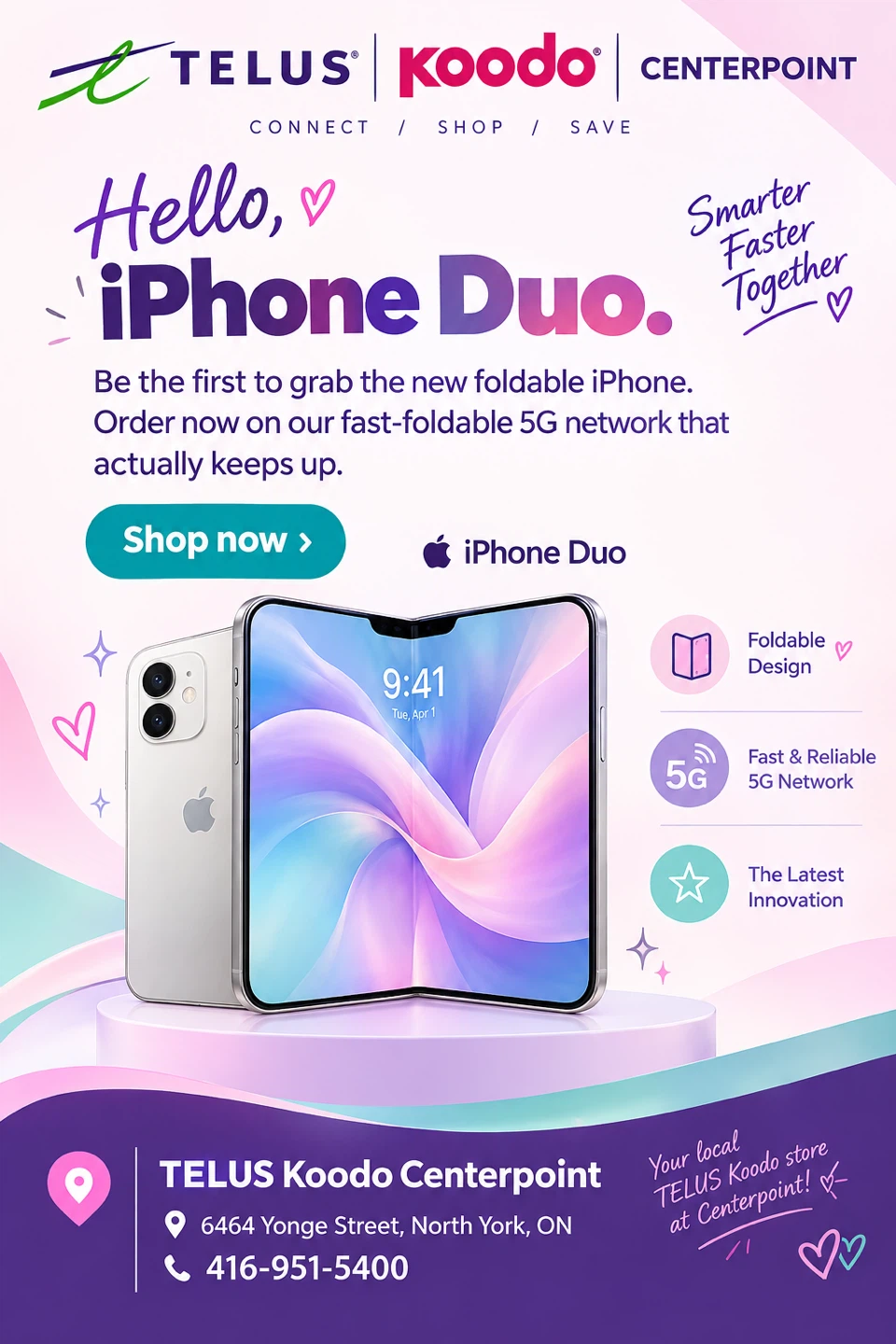 💖📱 Hello, iPhone Duo! ✨💜