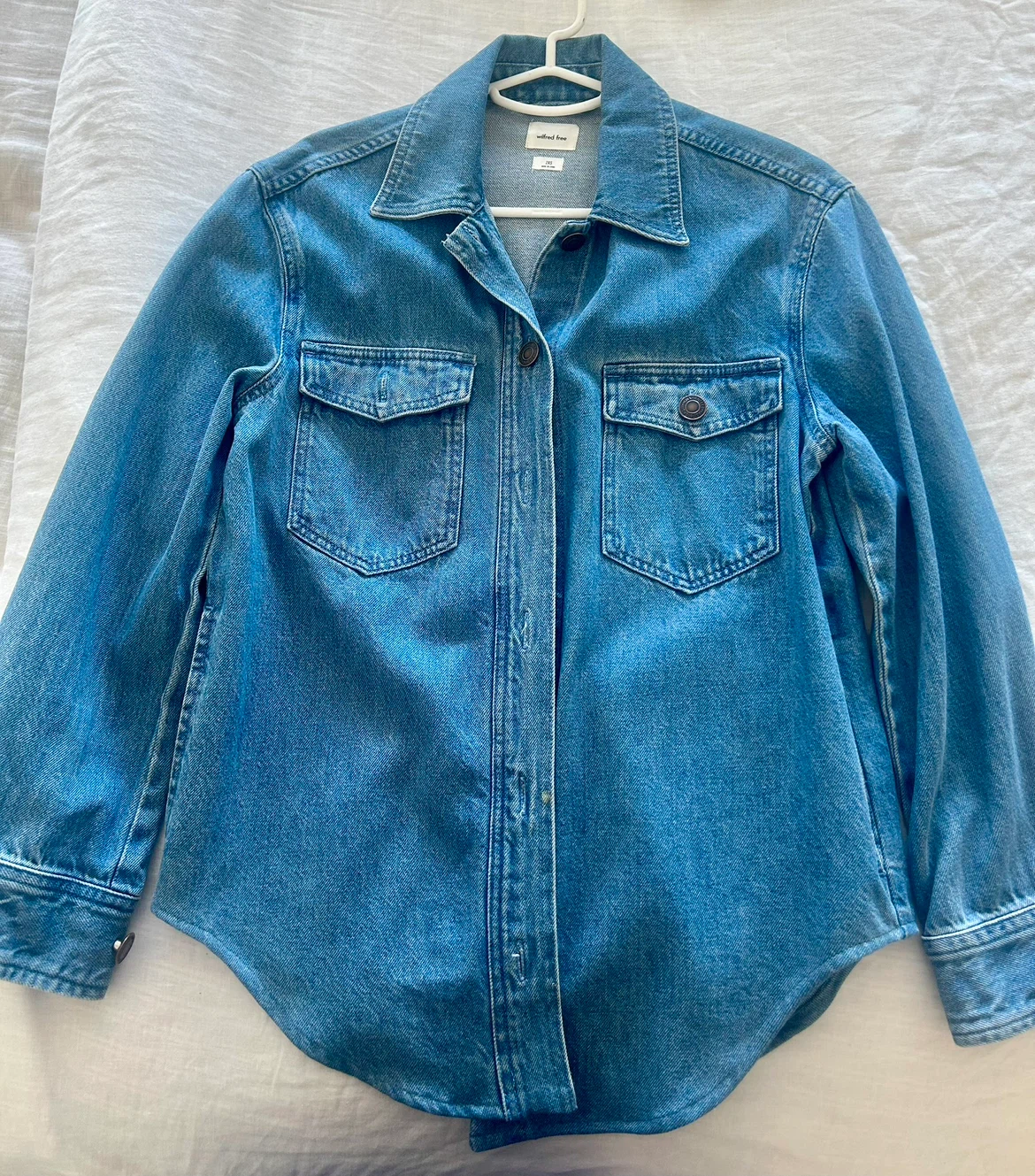 Ladies Aritzia denim jacket size 2XS