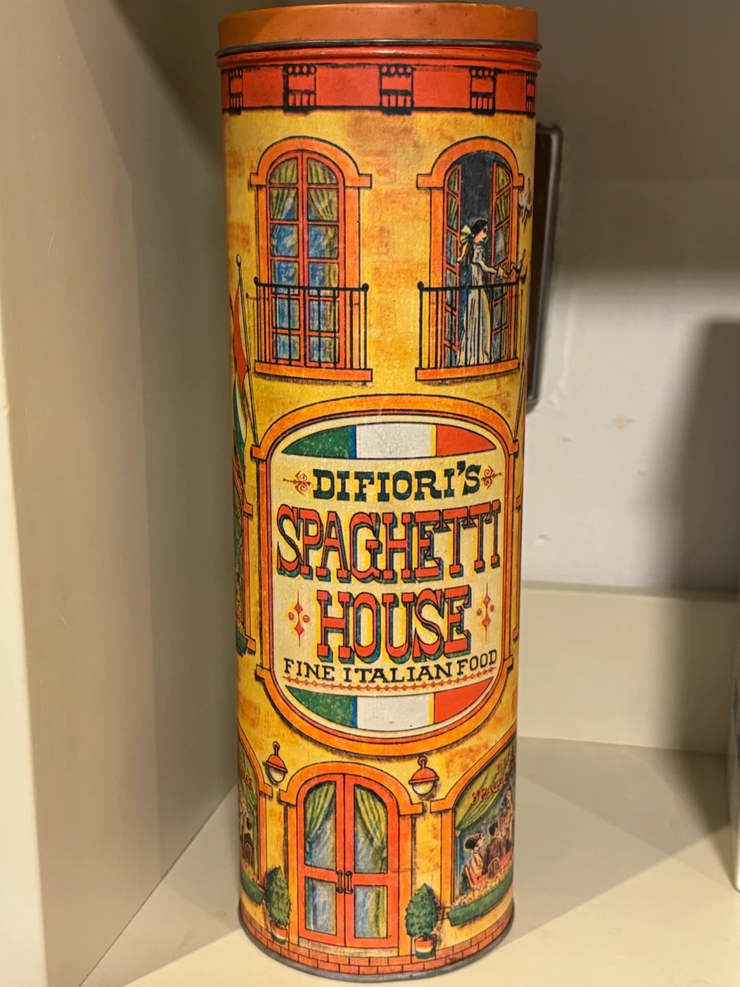 Vintage Difiori's Spaghetti House Tin