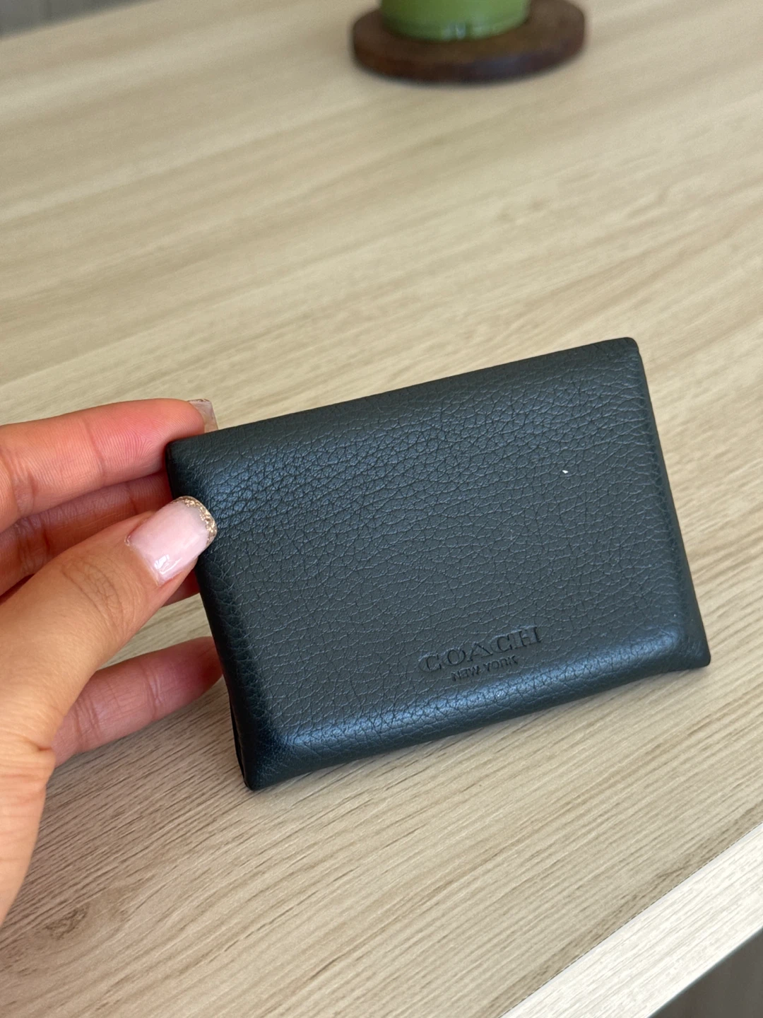 Coach Leather Card Case