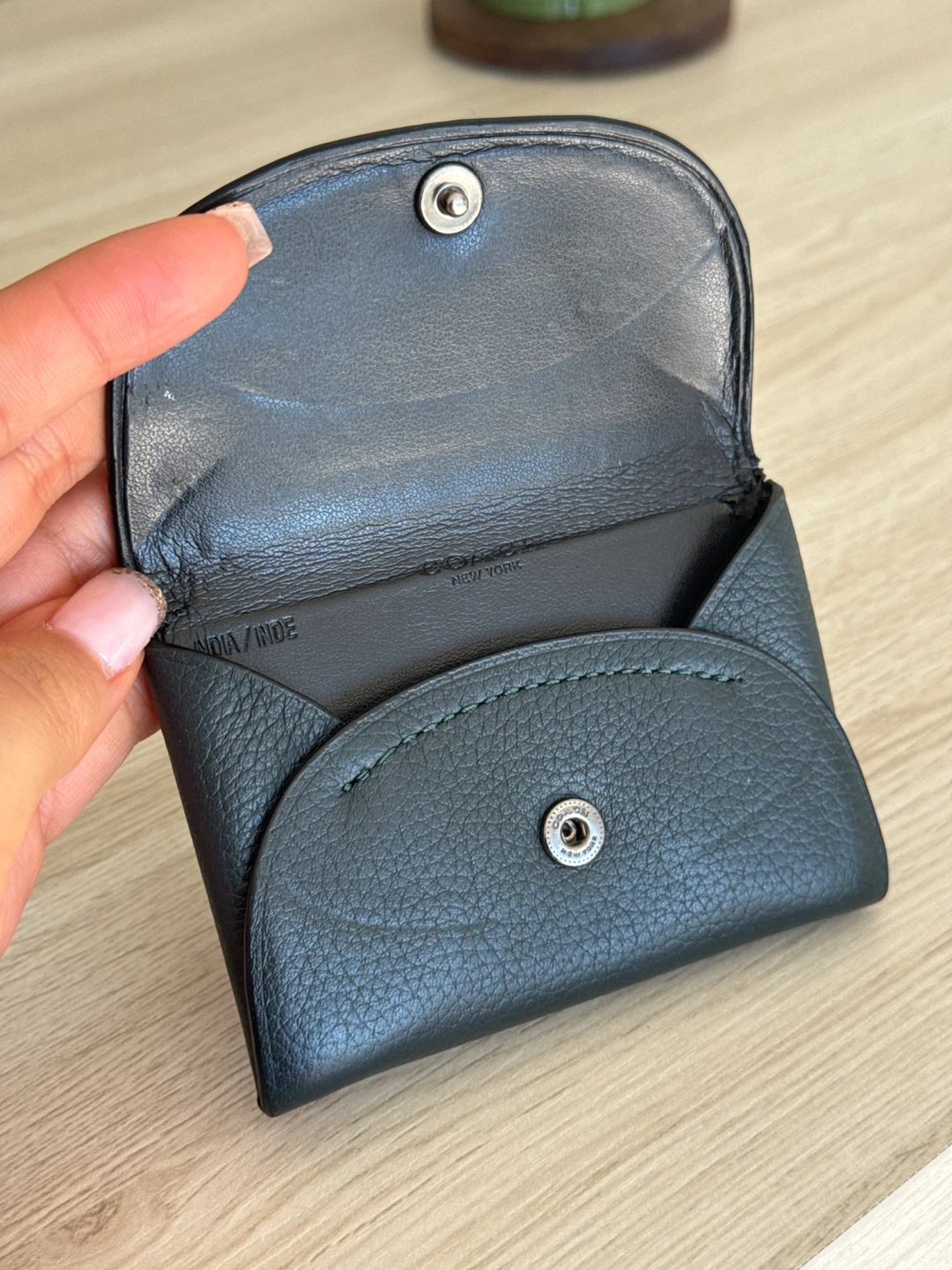 Coach Leather Card Case - photo 3