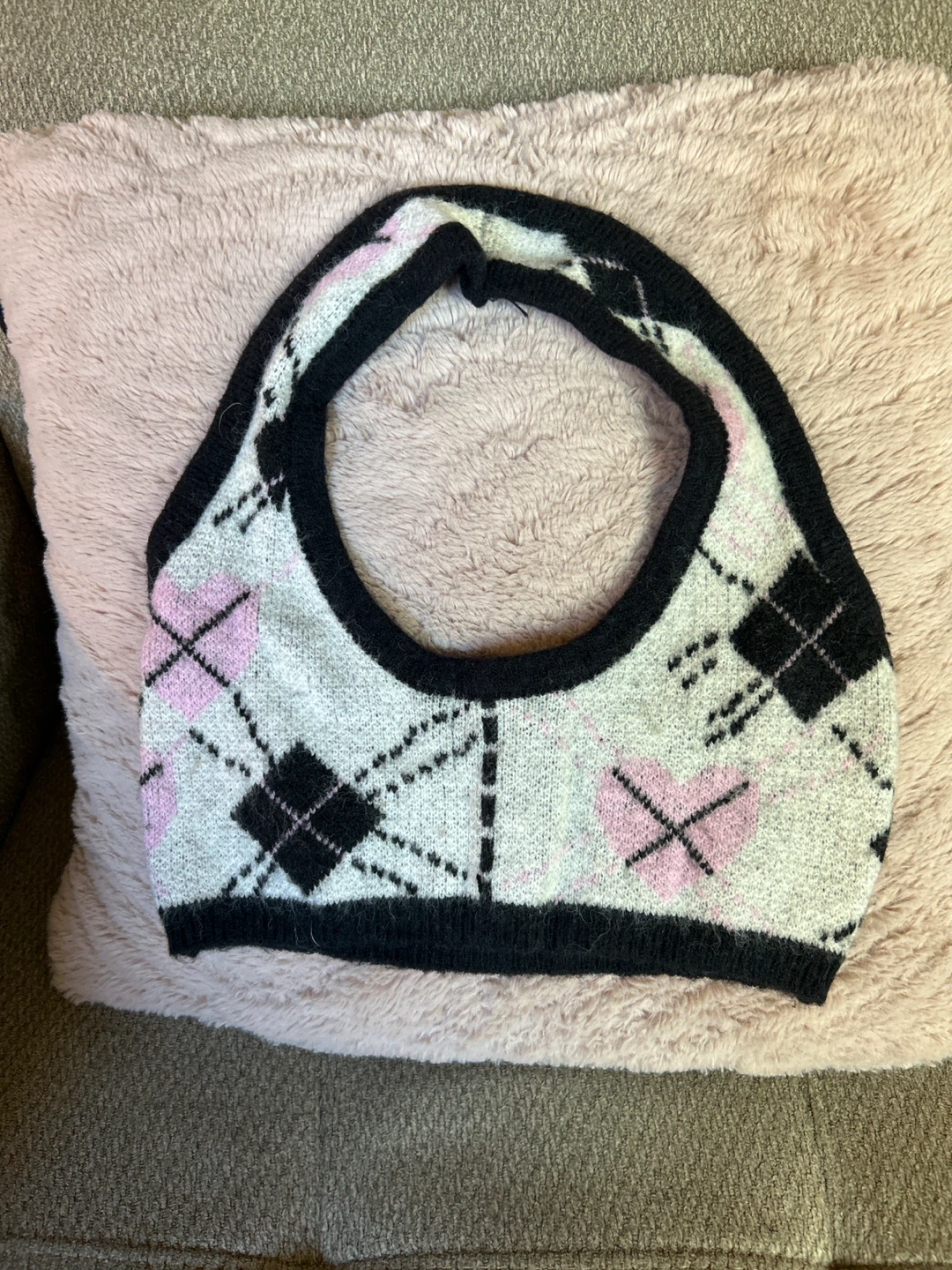 Heart Pattern Knit Two-Piece Set - photo 3
