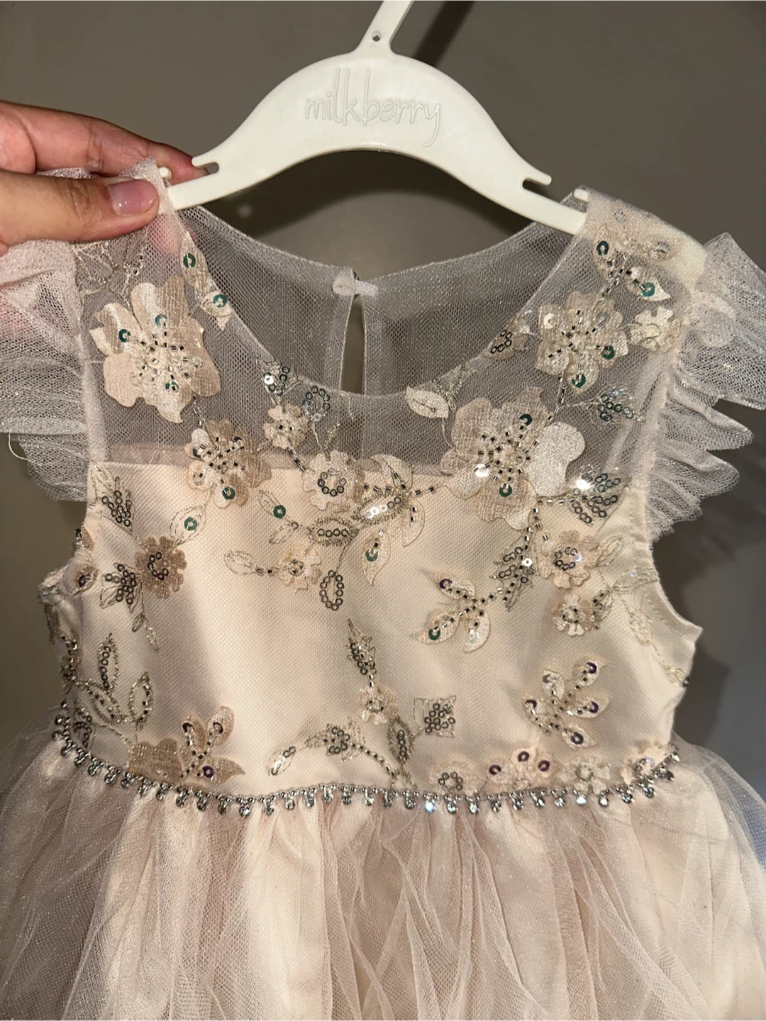 Milkberry Girls Sparkly Tulle Dress