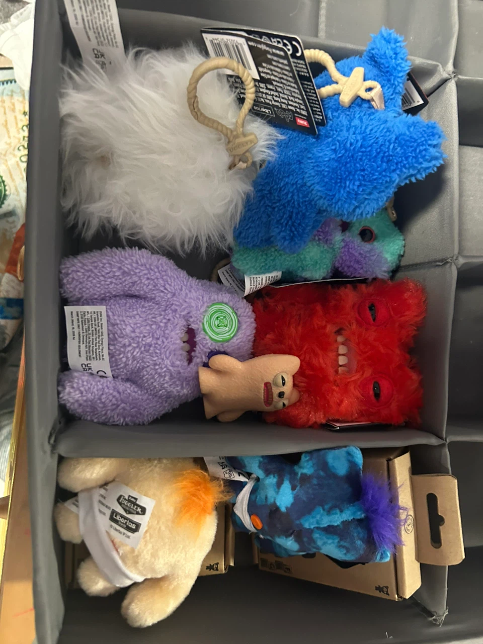 Set of 8 Fuggler Plush Toys and figurines!