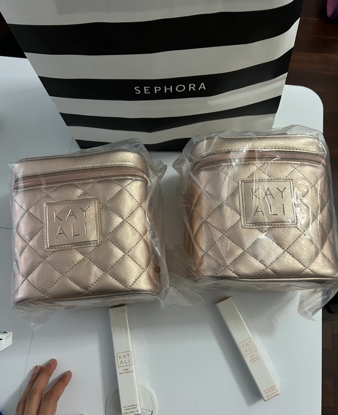 KAYALI Eden Travel Sprays and Vanity Bags