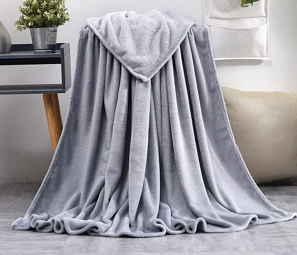 Soft Grey (King size) and grey&white (queen) Blanket - photo 2