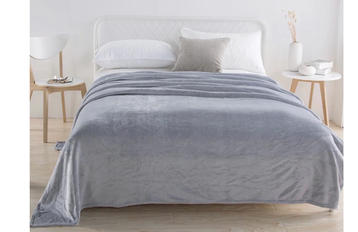 Soft Grey (King size) and grey&white (queen) Blanket - photo 3