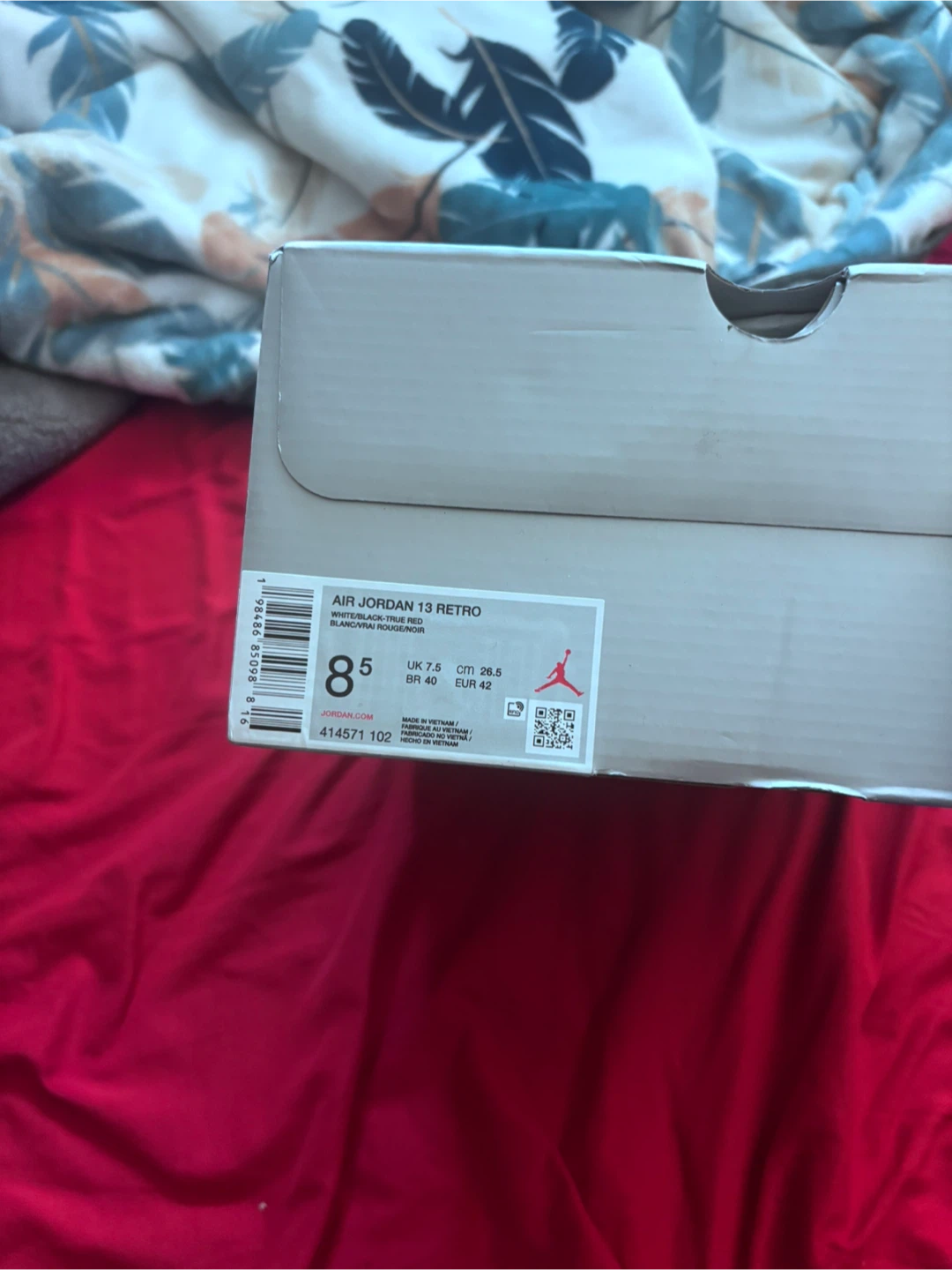 Air Jordan 13 Retro White Black True Red