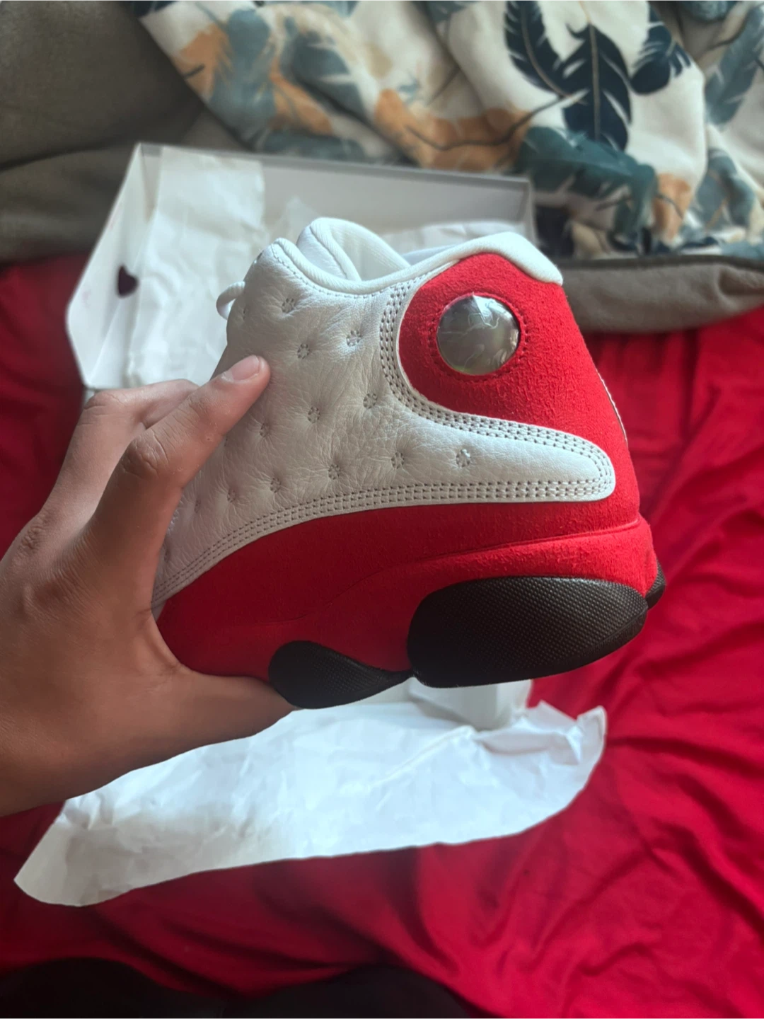 Air Jordan 13 Retro White Black True Red - photo 4