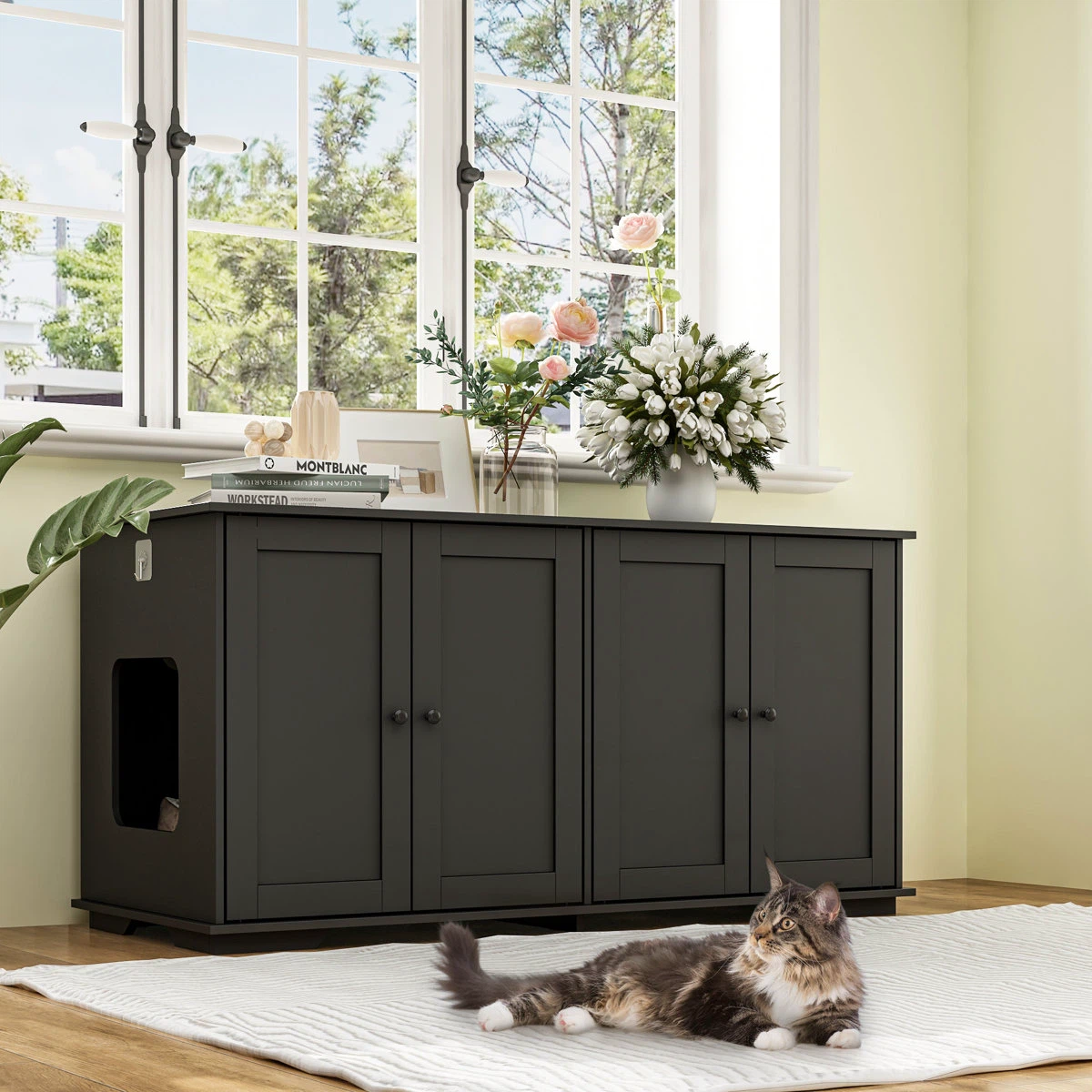 Cat Litter Box Enclosure Furniture