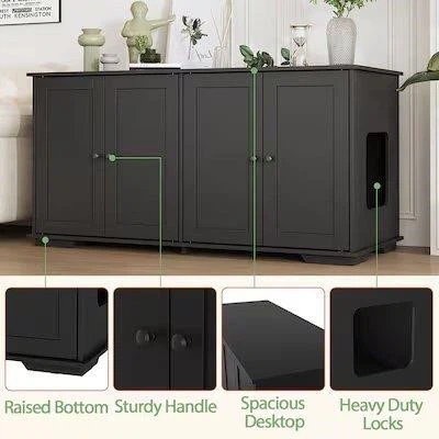 Cat Litter Box Enclosure Furniture - photo 5