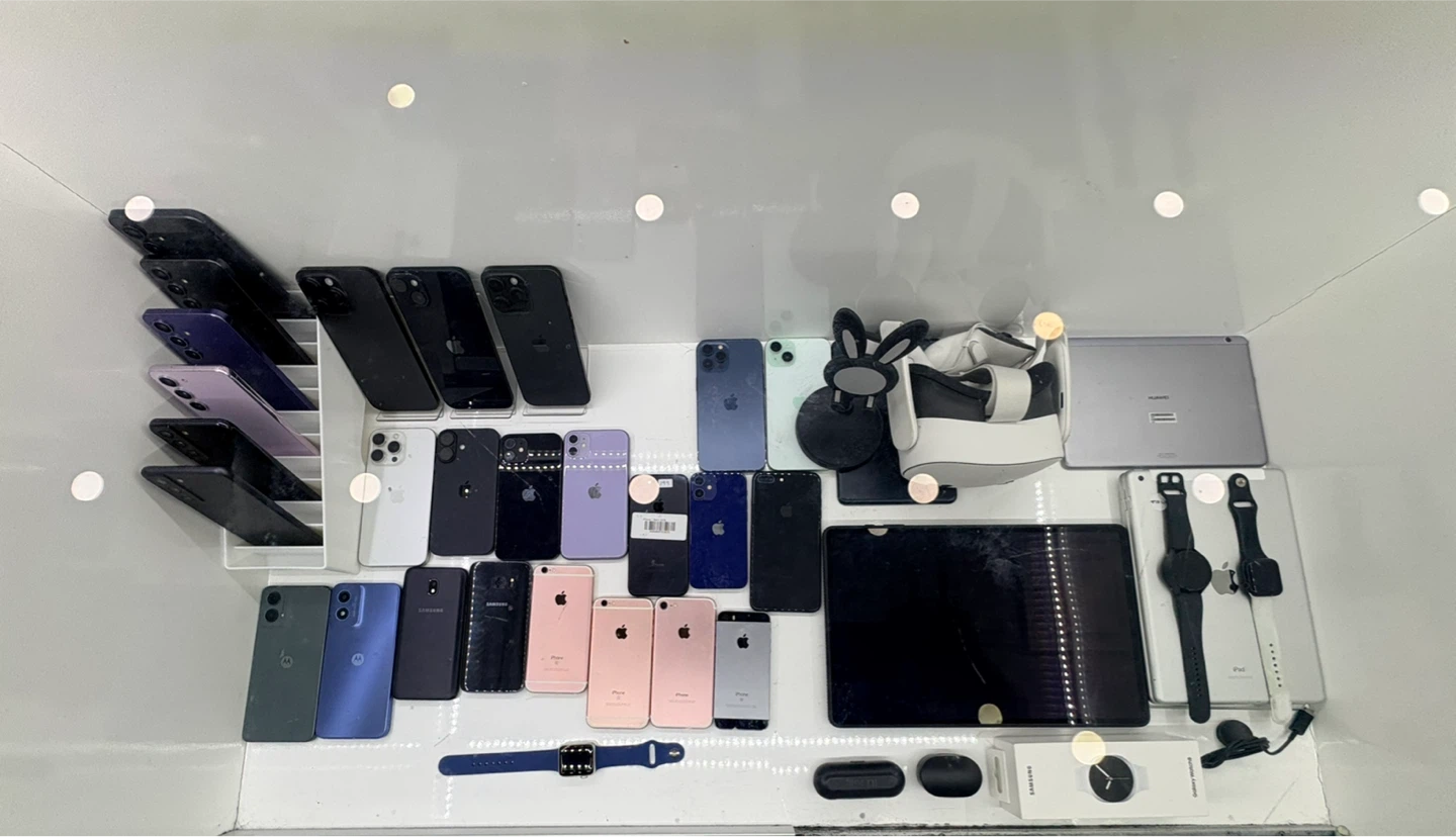 Selection of Various Used Smartphones and Tablets