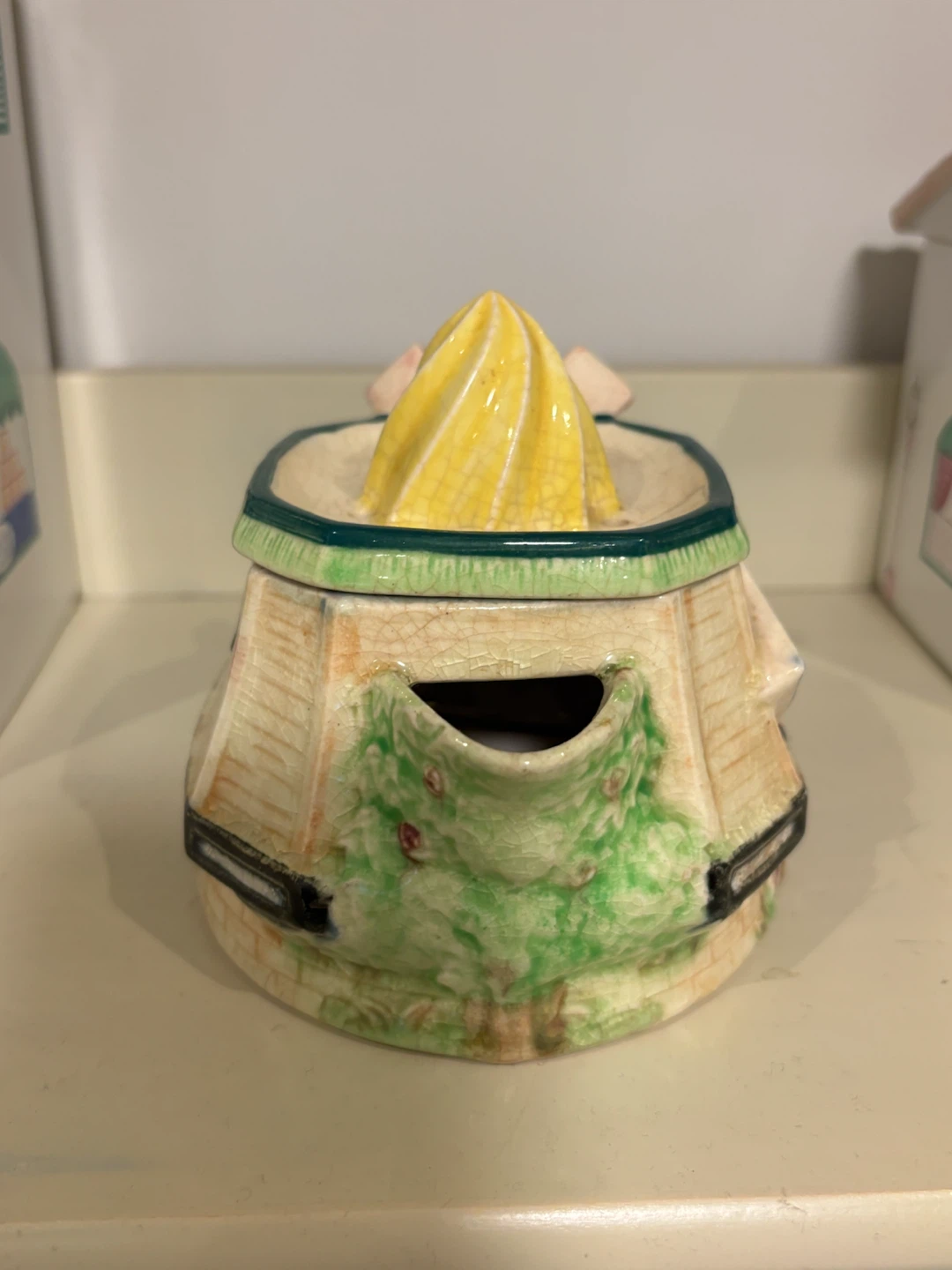 Japanese Marutomo Ware Windmill Ceramic Juicer - photo 2