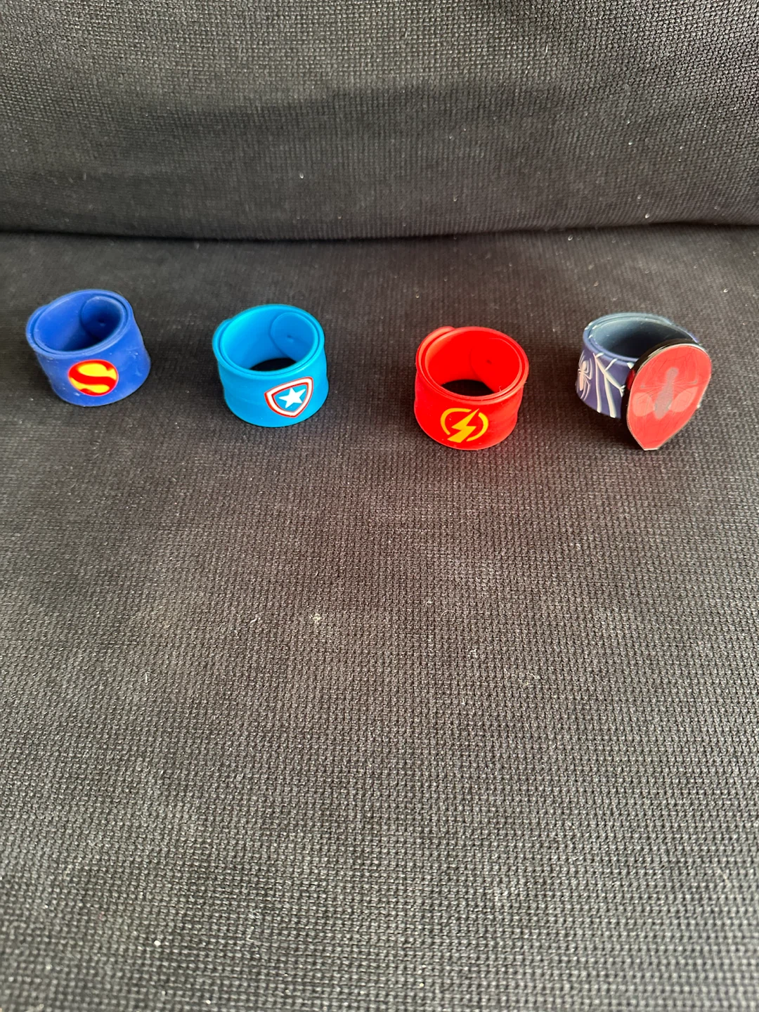 Set of 4 Superhero Avengers Slap Bracelets - photo 2